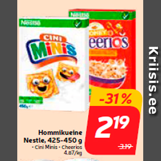 Allahindlus - Hommikueine Nestle, 425-450 g