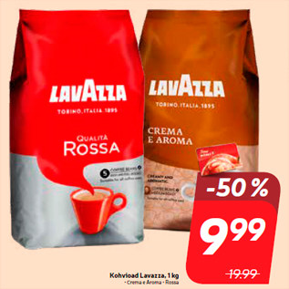 Allahindlus - Kohvioad Lavazza, 1 kg