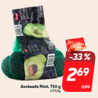 Allahindlus - Avokaado Rimi, 750 g