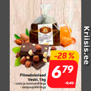 Allahindlus - Piimašokolaad Veski, 1 kg