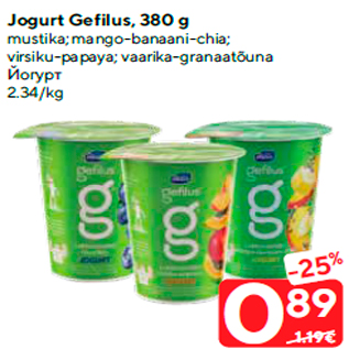 Allahindlus - Jogurt Gefilus, 380 g