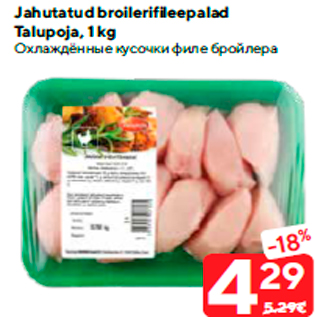 Allahindlus - Jahutatud broilerifileepalad Talupoja, 1 kg