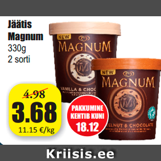 Скидка - Мороженое Magnum