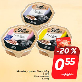 Allahindlus - Kiisueine ja pasteet Sheba, 85 g