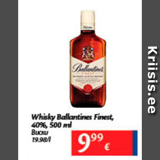 Allahindlus - Whisky Ballantines Finest