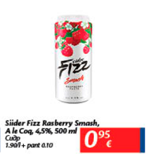 Allahindlus - Siider Fizz Rasberry Smash, A,Le Cog