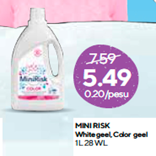 Allahindlus - MINI RISK White geel, Color geel