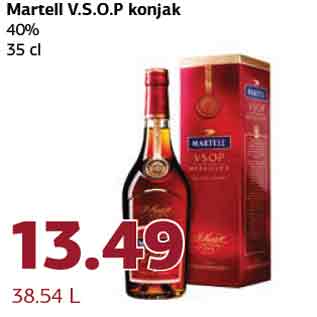 Allahindlus - Martell V.S.O.P konjak 40% 35 cl