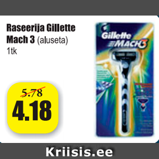 Скидка - Бритва Gillette Mach3