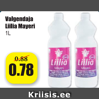 Allahindlus - Valgendaja Lillia Mayeri 1 L