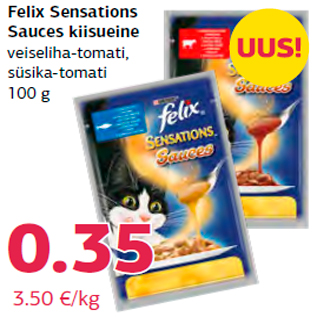 Allahindlus - Felix Sensations Sauces kiisueine