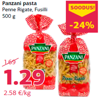 Allahindlus - Panzani pasta