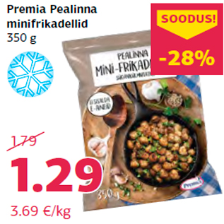 Allahindlus - Premia Pealinna minifrikadellid 350 g