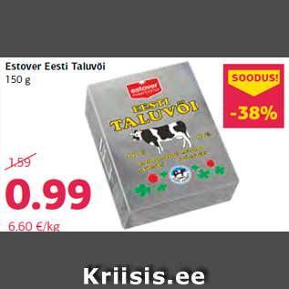 Allahindlus - Estover Eesti Taluvõi 150 g