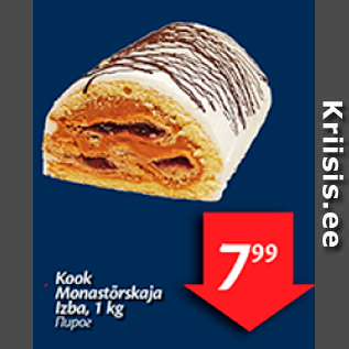 Allahindlus - Kook Monastõrskaja Izba, 1 kg