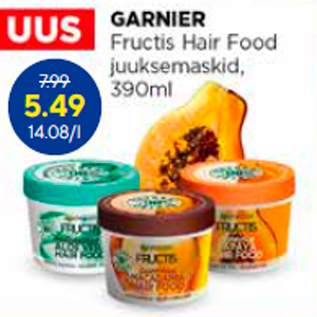 Allahindlus - Garnier Fructis Hair Food juuksemaskid, 390 g