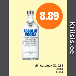 Allahindlus - Viin Absolut