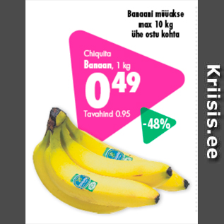 Allahindlus - Banaani müüakse
