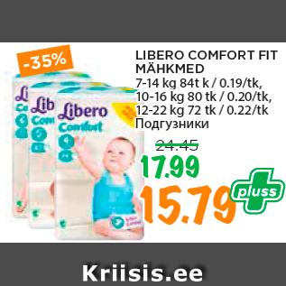 Allahindlus - LIBERO COMFORT FIT MÄHKMED