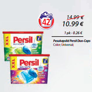 Allahindlus - Pesukapslid Persil Duo-Caps