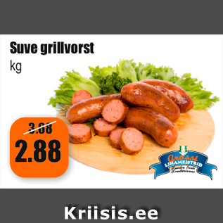 Allahindlus - Suve grillvorst kg