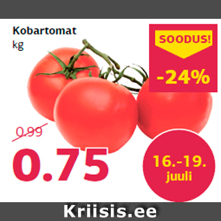 Allahindlus - Kobartomat kg