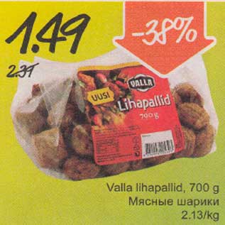 Скидка - Мясные шарики