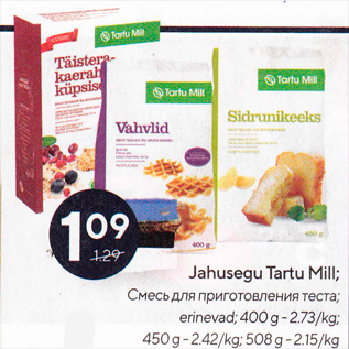 Allahindlus - Jahusegu Tartu Mill