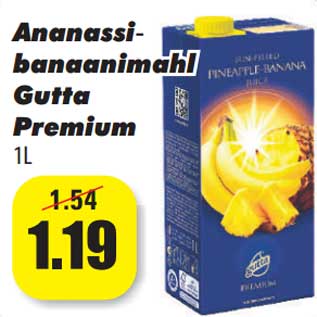 Скидка - Ананасово- банановый сок Gutta Premium