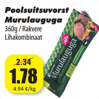 Allahindlus - Poolsuitsuvorst Murulauguga