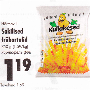 Allahindlus - Härmavili Sakilised friikartulid