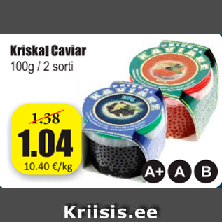 Allahindlus - Kriskal Caviar