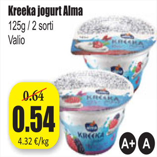 Allahindlus - Kreeka jogurt Alma
