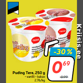 Allahindlus - Puding Tere, 250 g