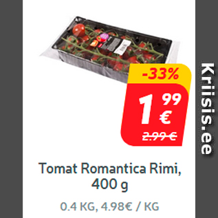 Allahindlus - Tomat Romantica Rimi, 400 g