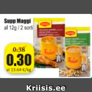 Allahindlus - Supp Maggi