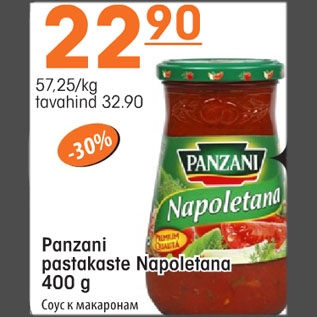 Allahindlus - Panzani pastakaste Napoletana