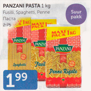 Allahindlus - PANZANI PASTA 1 KG