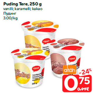 Allahindlus - Puding Tere, 250 g