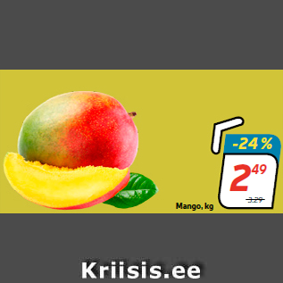 Allahindlus - Mango, kg