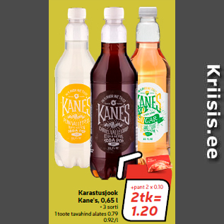 Скидка - Прохладительный напиток Kane