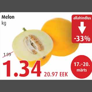Allahindlus - Melon