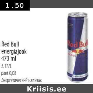 Allahindlus - Red Bull energiajook 473 ml