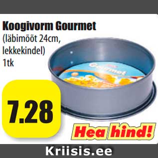 Allahindlus - Koogivorm Gourmet