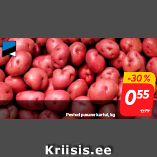 Allahindlus - Pestud punane kartul, kg