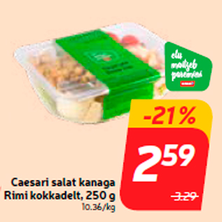 Allahindlus - Caesari salat kanaga Rimi kokkadelt, 250 g