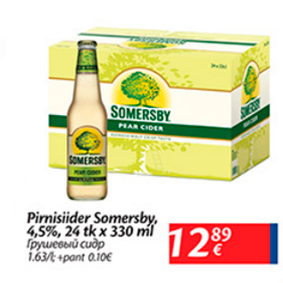 Allahindlus - Pirnisiider Somersby