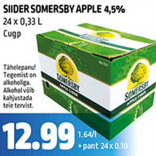 Allahindlus - SIIDER SOMERSBY APPLE