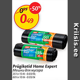 Allahindlus - Prügikotid Home Expert