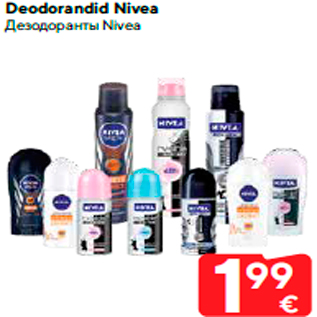 Allahindlus - Deodorandid Nivea